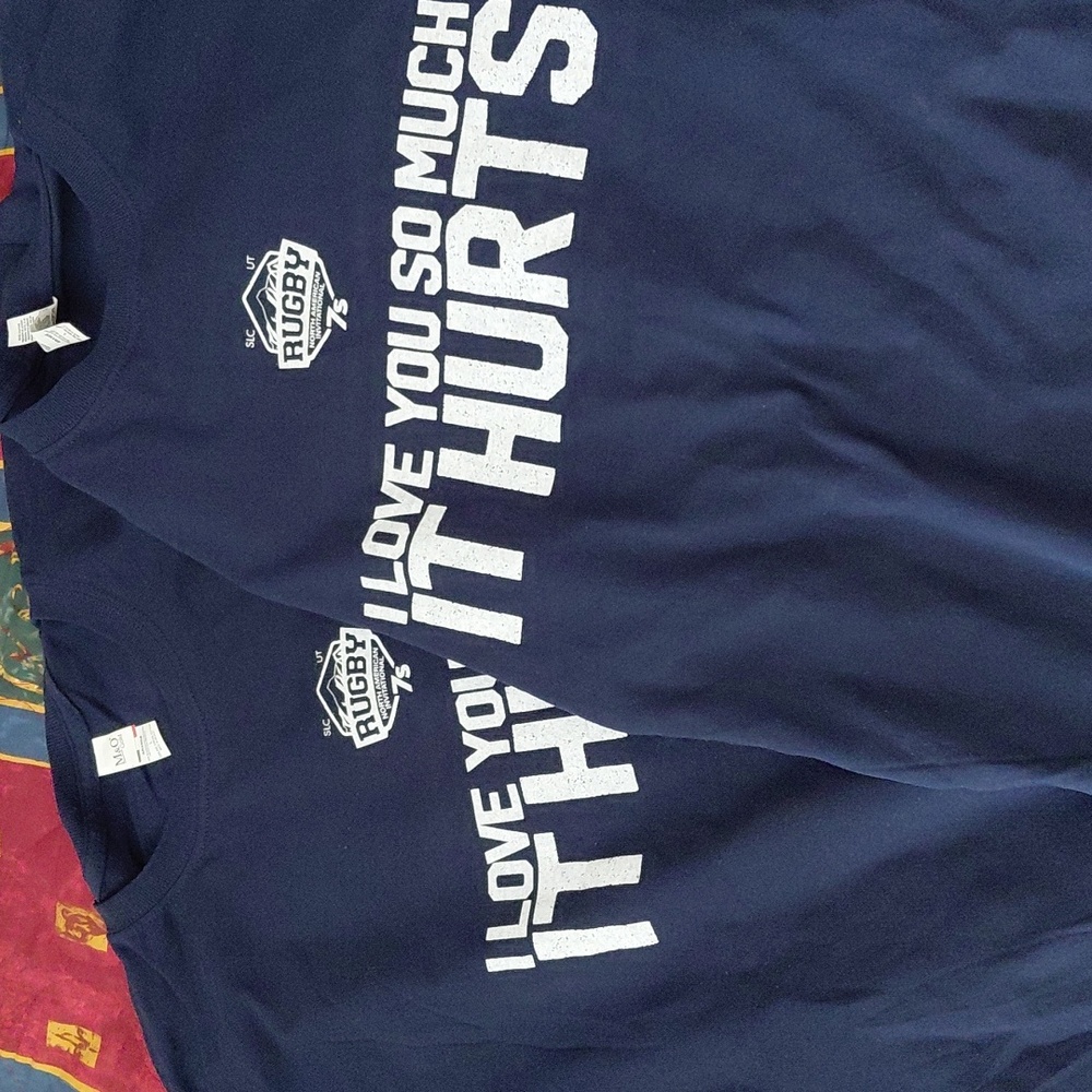 I Love You So Much It Hurts Rugby T Shirt Pair Mens Large Unworn 2 Itz Collector